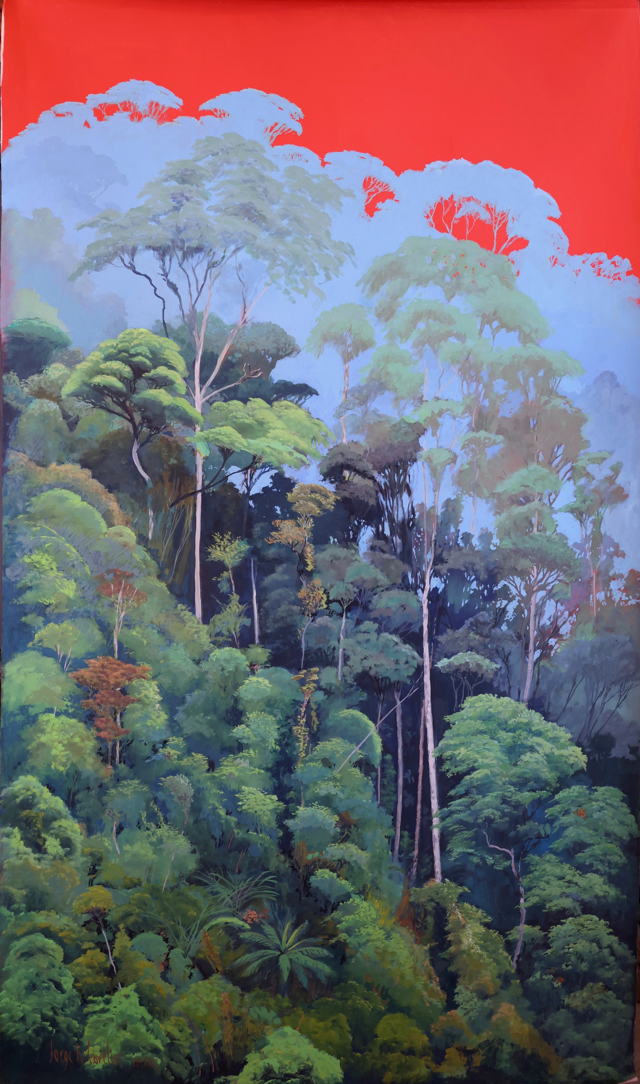 Selva Roja, Oil on canvas, 2015 — Cavelier Arte
