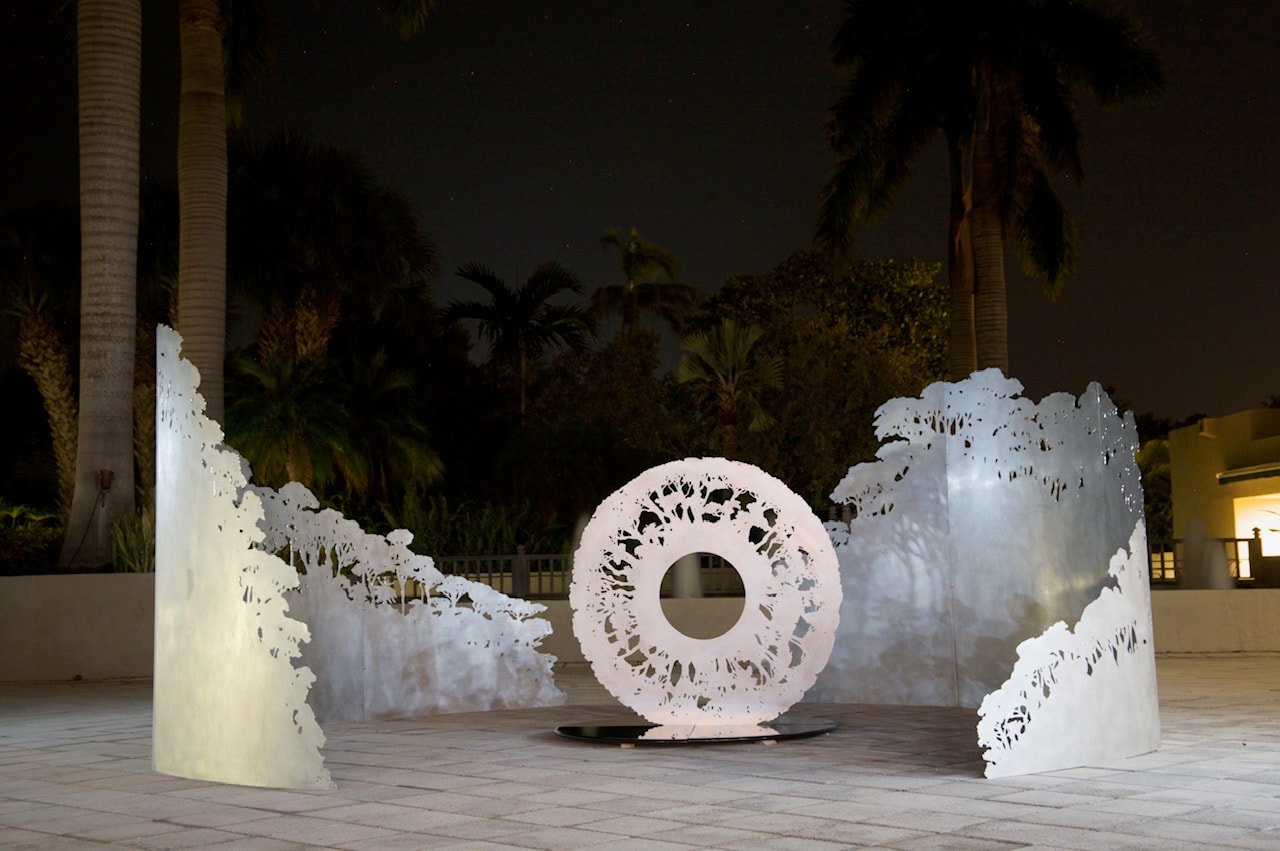 Laberinto, Aluminium, black galaxy granite, 2007 — Cavelier Arte
