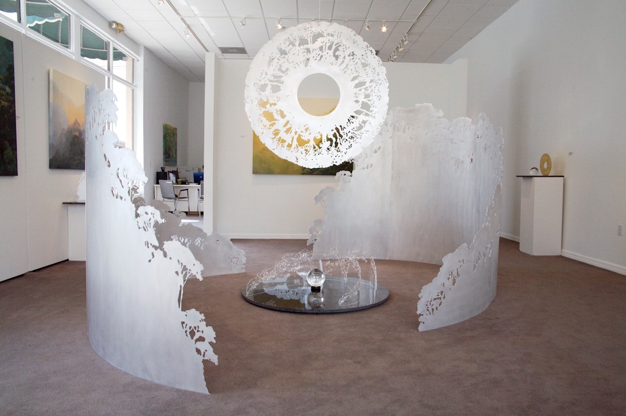 Laberinto (Plexiglass), Aluminium, granite, plexiglass, 2007 — Cavelier Arte